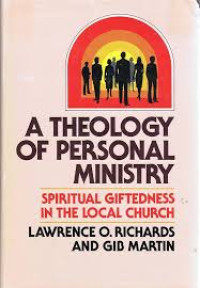 Image of A THEOLOGY OF PERSONAL MINISTRY