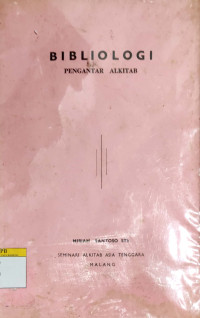 Image of Bibliologi Pengantar Alkitab