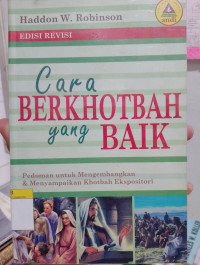 Image of Cara Berkhotbah Yang Baik