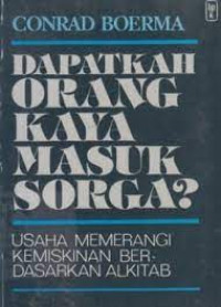 Image of Dapatkah Orang Kaya Masuk Sorga?