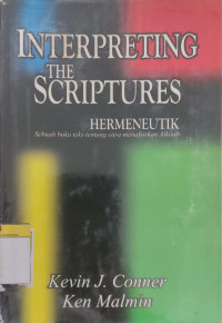 Image of Interpreting The Scriptures Hermeneutik - Hermeneutik