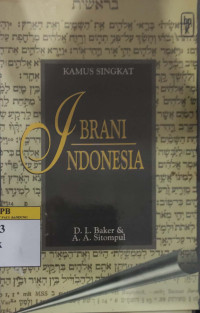 Image of Kamus Singkat Ibrani - Indonesia