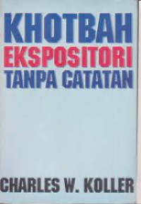 Image of KHOTBAH EKSPOSITORI TANPA CATATAN