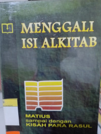 Image of Menggali Isi Alkitab