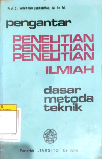 Image of Pengantar Penelitian Ilmiah