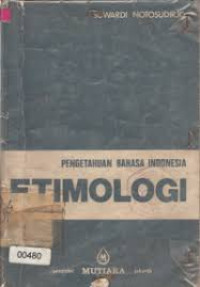 Image of Pengetahuan Bahasa Indonesia Etomologi