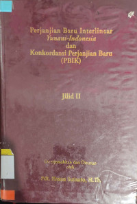 Image of Perjanjian Baru Interlinear