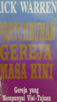 Image of Pertumbuhan Gereja Masa Kini