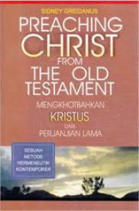Image of PREACHING CHRIST FROM THE OLD TESTAMENT
