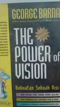 Image of The Power Of Vision - Kekuatan Sebuah Visi