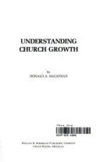 Image of UNDERSTANDING CHUCRH GROWTH